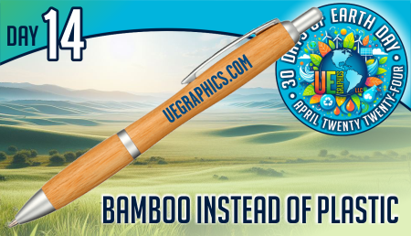 Day Fourteen - Eco-friendly pens made of bamboo instead of plastic
