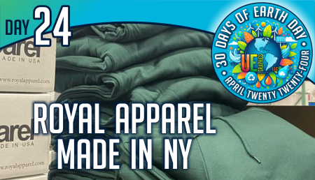 Day Twenty-Four - Royal Apparel made in new york state